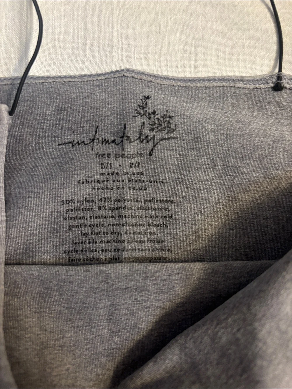 Free People grey tank